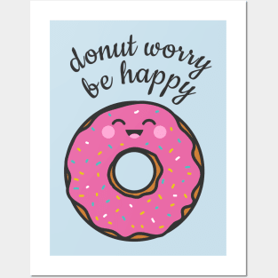 Cute donut Posters and Art